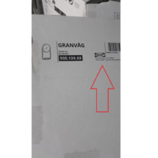 آینه رومیزی ایکیا مدل GRANVAG کد 9051