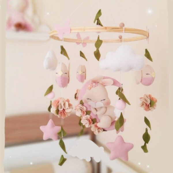 آویز تخت کودک مدل خرگوش ۲