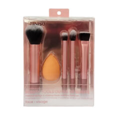 ست برس و پد آرایشی مینیسو مدل c456 مجموعه 5 عددی