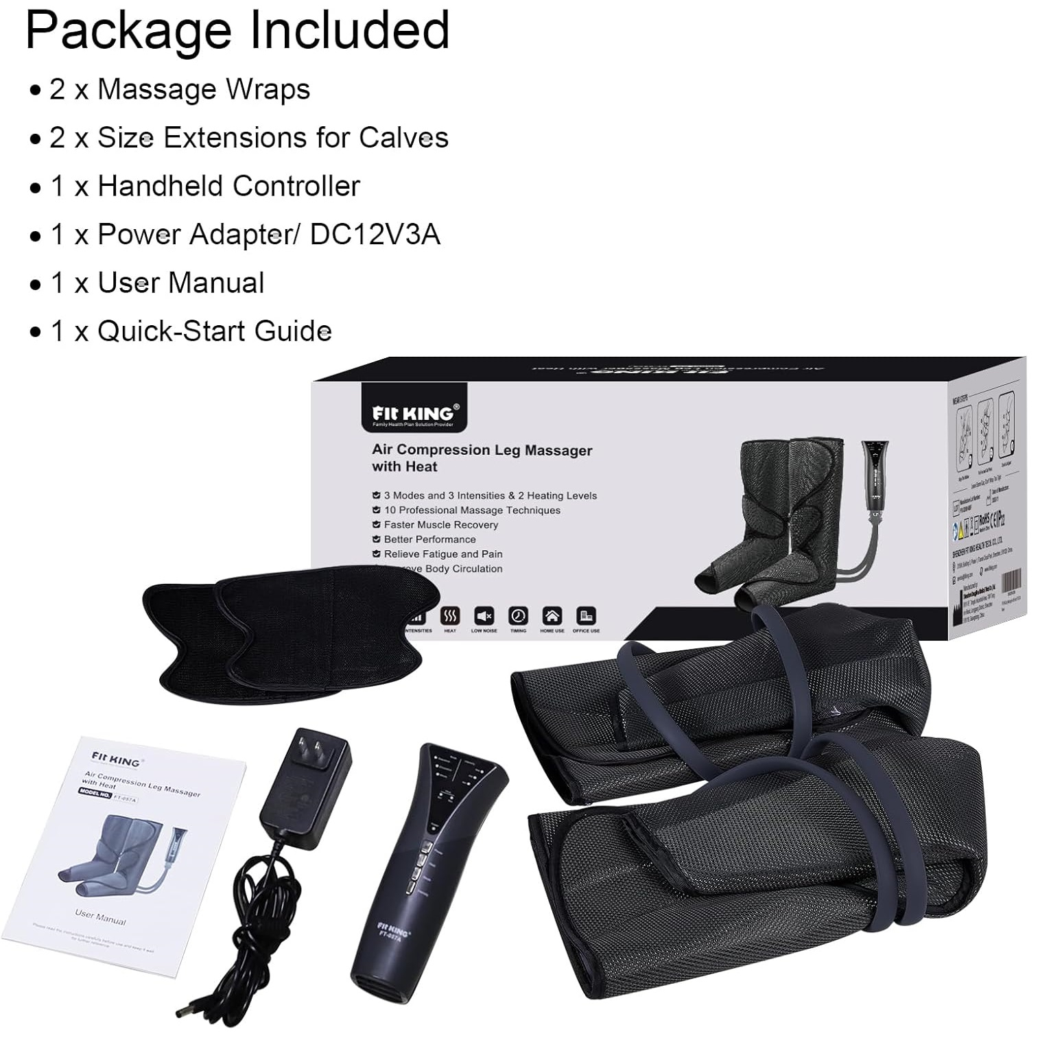 ماساژور پا فیت کینگ مدل HEAT-057A