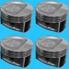 پیستون و گژنپین خودرو عظام مدل 030.OHV.OHVG مناسب برای پژو روآ و آریسان بسته 4 عددی