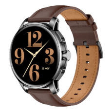 ساعت هوشمند گلوریمی مدل Artist مناسب برای ورزش، کنترل سطح اکسیژن خون، شمارش ضربان قلب، پایش وضعیت خواب با بند چرم