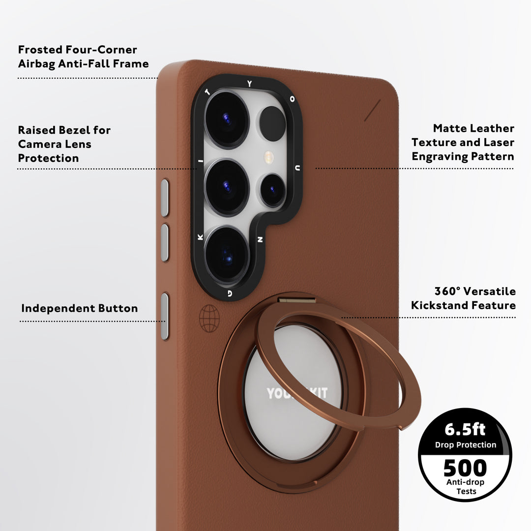 کاور یانگ کیت مدل Technology Leather Magnetic مناسب برای گوشی موبایل سامسونگ Galaxy S25 Ultra