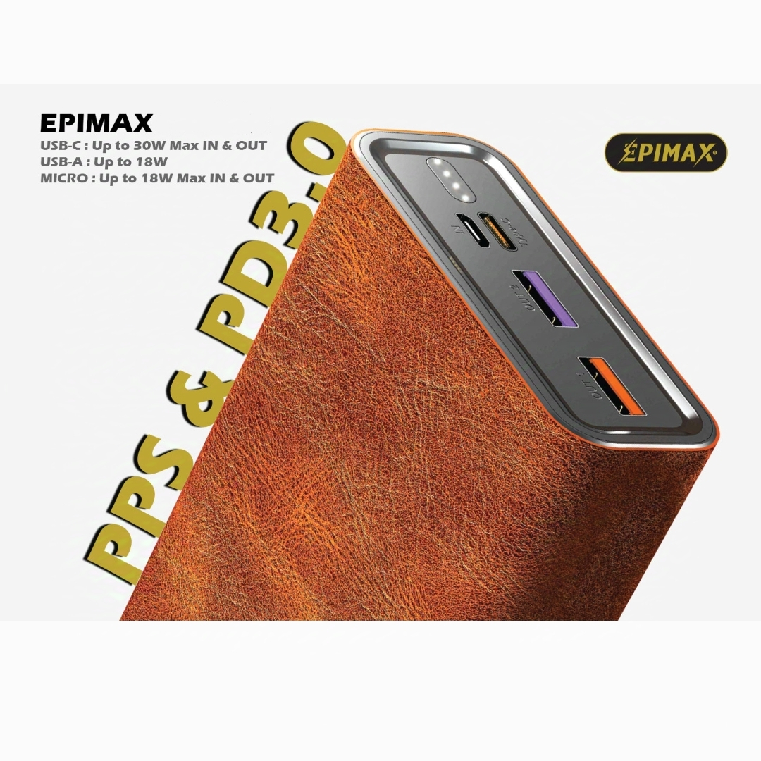 پاور بانک اپیمکس مدل EP-300-25w ظرفیت 31200 میلی آمپر ساعت
