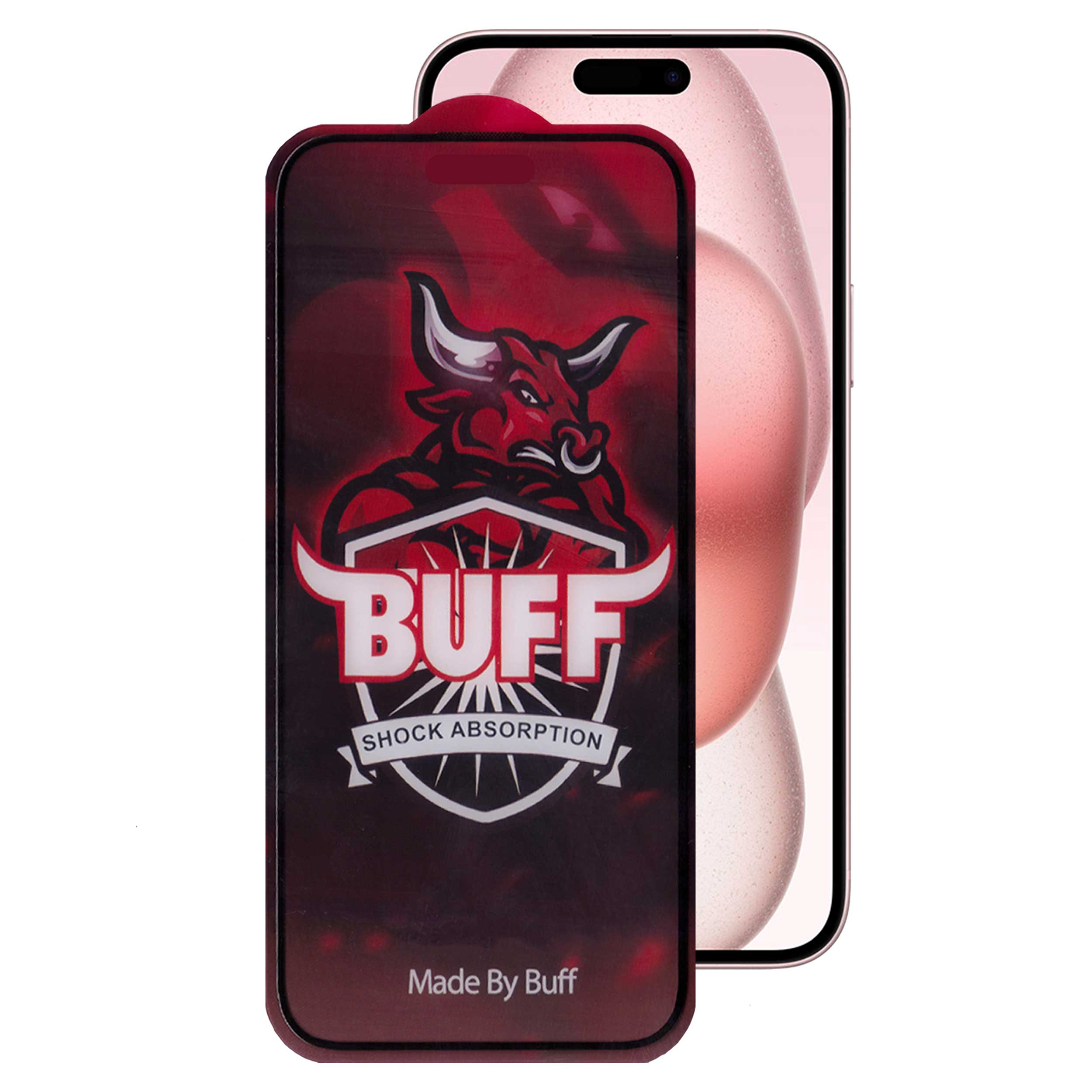 محافظ صفحه نمایش مات بوف مدل 5D Matte Pro مناسب برای گوشی موبایل اپل iPhone 15