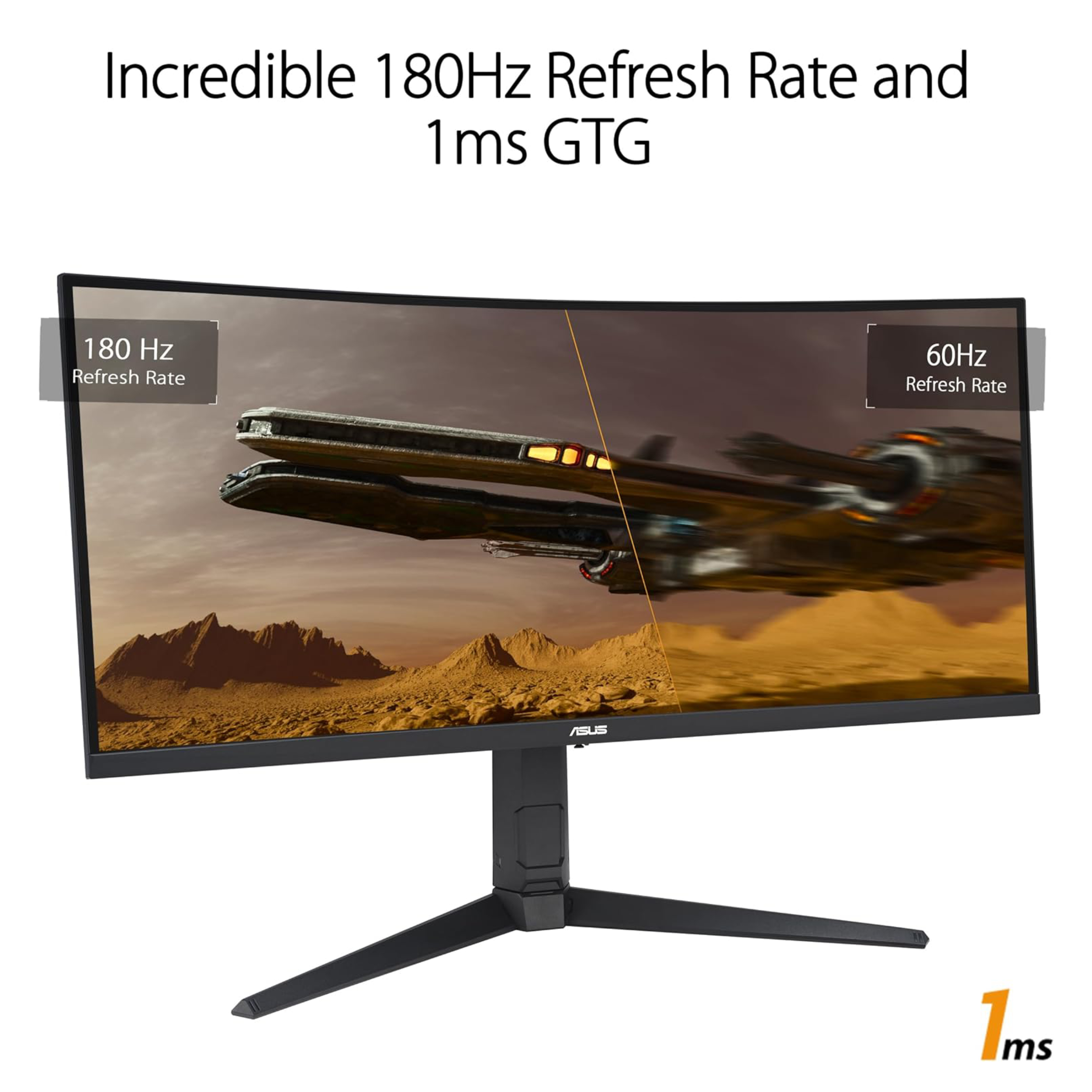 مانیتور خمیده گیمینگ 34 اینچ ایسوس مدل TUF Gaming VG34VQL3A