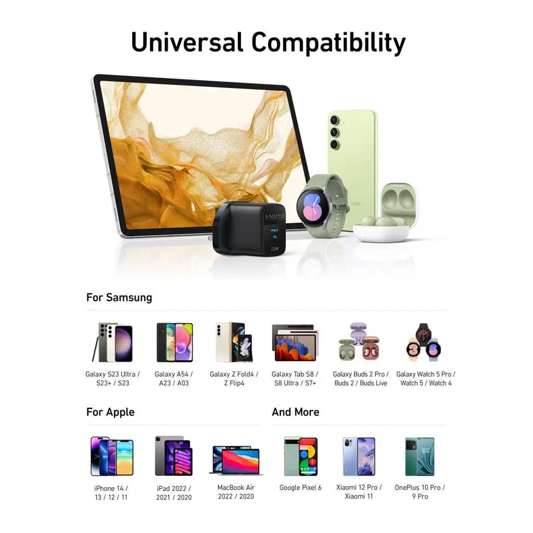 شارژر دیواری 25 وات انکر مدل A2642K11