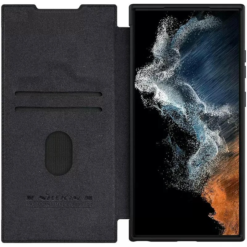 کیف کلاسوری نیلکین مدل Qin Pro Leather Case مناسب برای گوشی موبایل سامسونگ Galaxy S25 Ultra