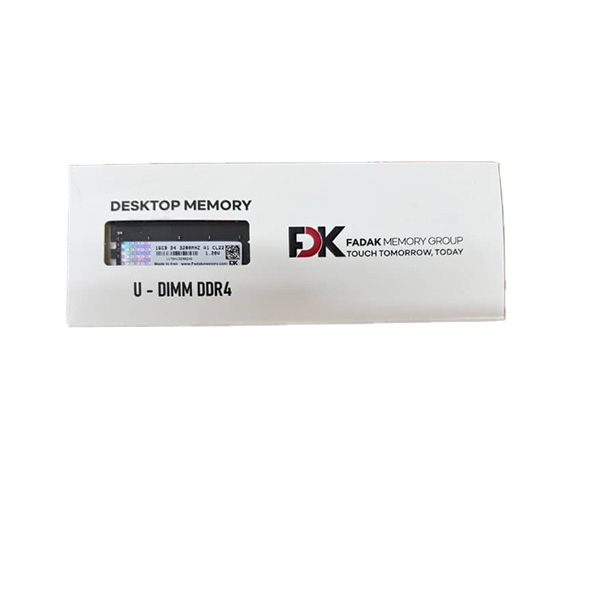 رم دسکتاپ DDR4 تک کاناله 3200 مگاهرتز CL22 فدک مدل A1 ظرفیت 16 گیگابایت
