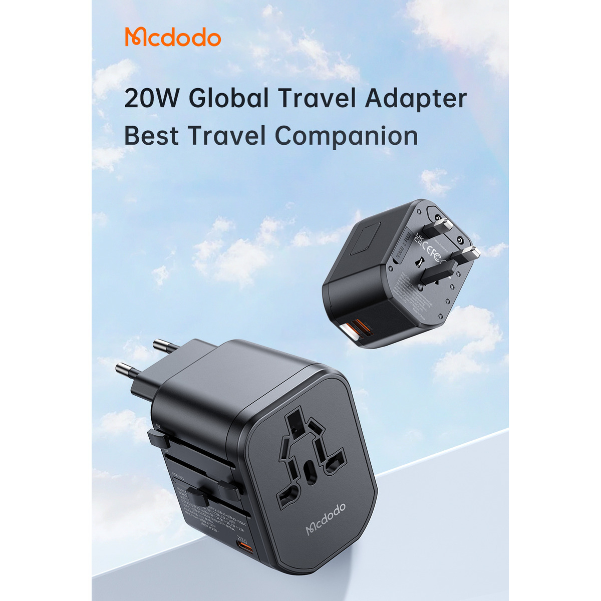 شارژر دیواری 20 وات مک دودو مدل CP-347