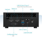 کامپیوتر کوچک ایسوس مدل PN64 i7-E1 16-500 نسل 13