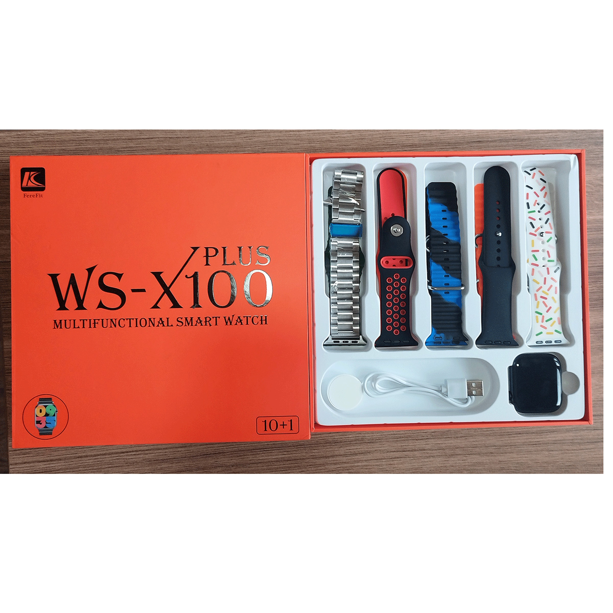 ساعت هوشمند دبلیو اِس مدل x100 plus