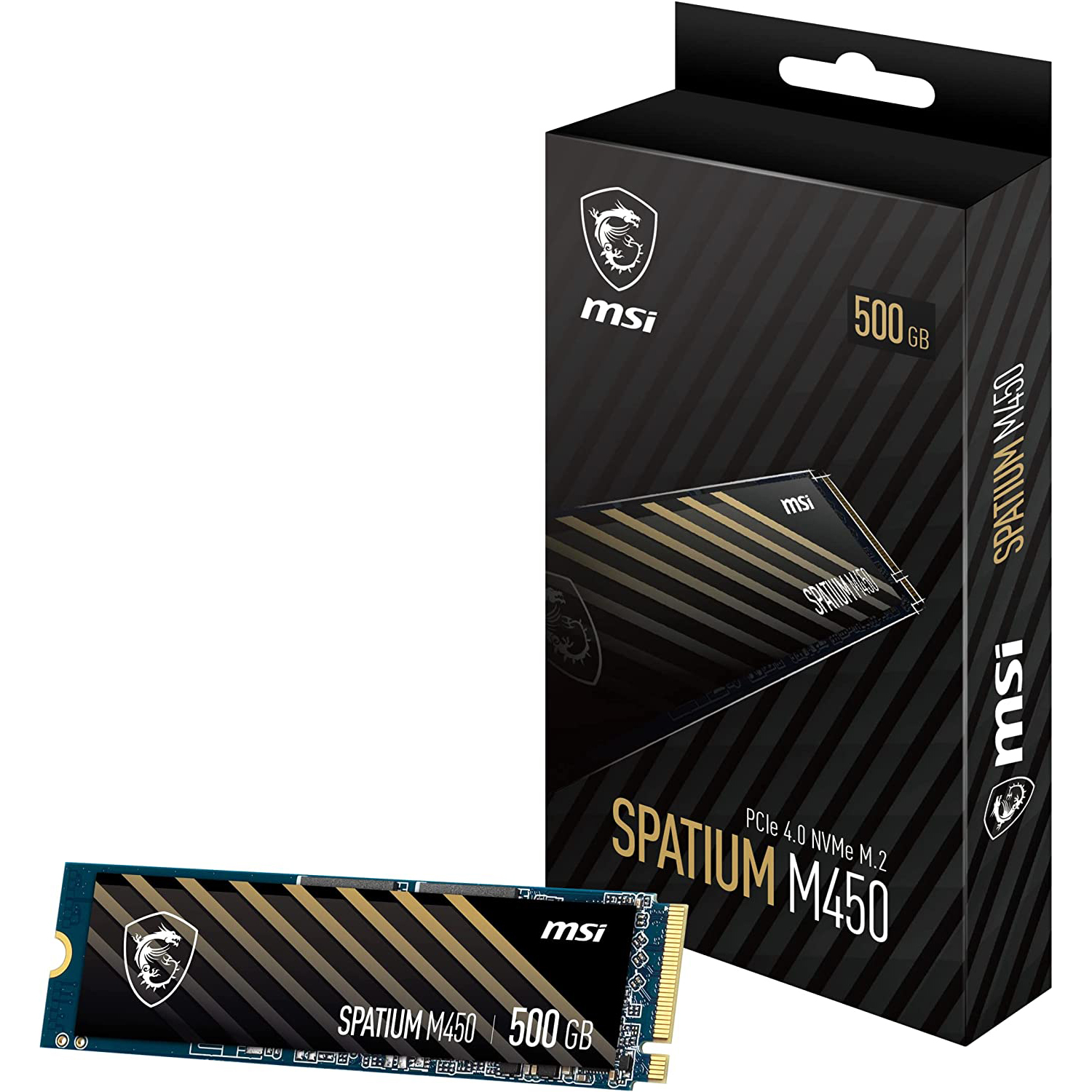 اس اس دی اینترنال PCIe 4.0 ام اس آی مدل SPATIUM M450 PCIe 4.0 NVMe M.2 ظرفیت 500 گیگابایت