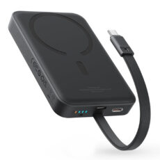پاوربانک بی‌سیم 30 وات باسئوس مدل Magnetic Mini ظرفیت 10000 میلی آمپر ساعت