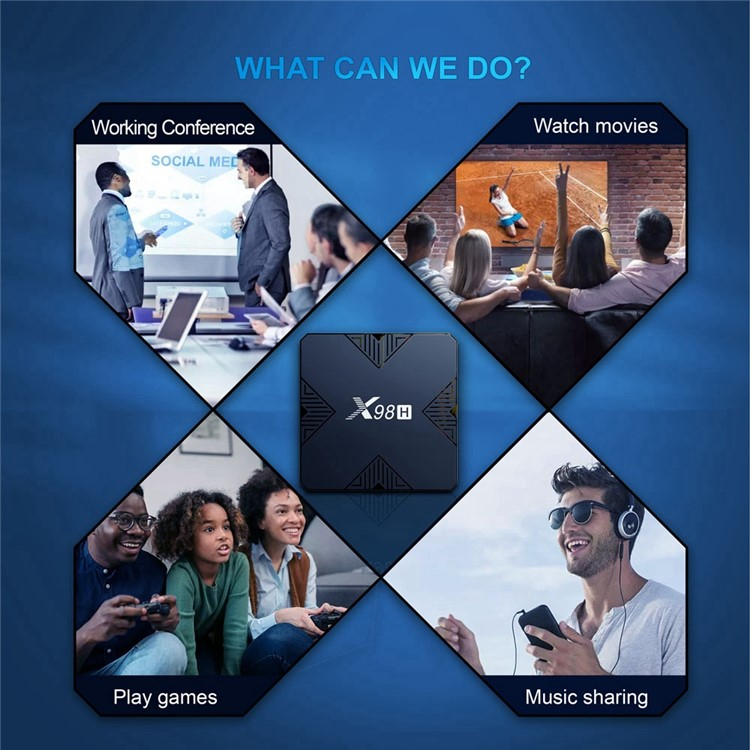 اندروید باکس مدل X98H 4/32GB