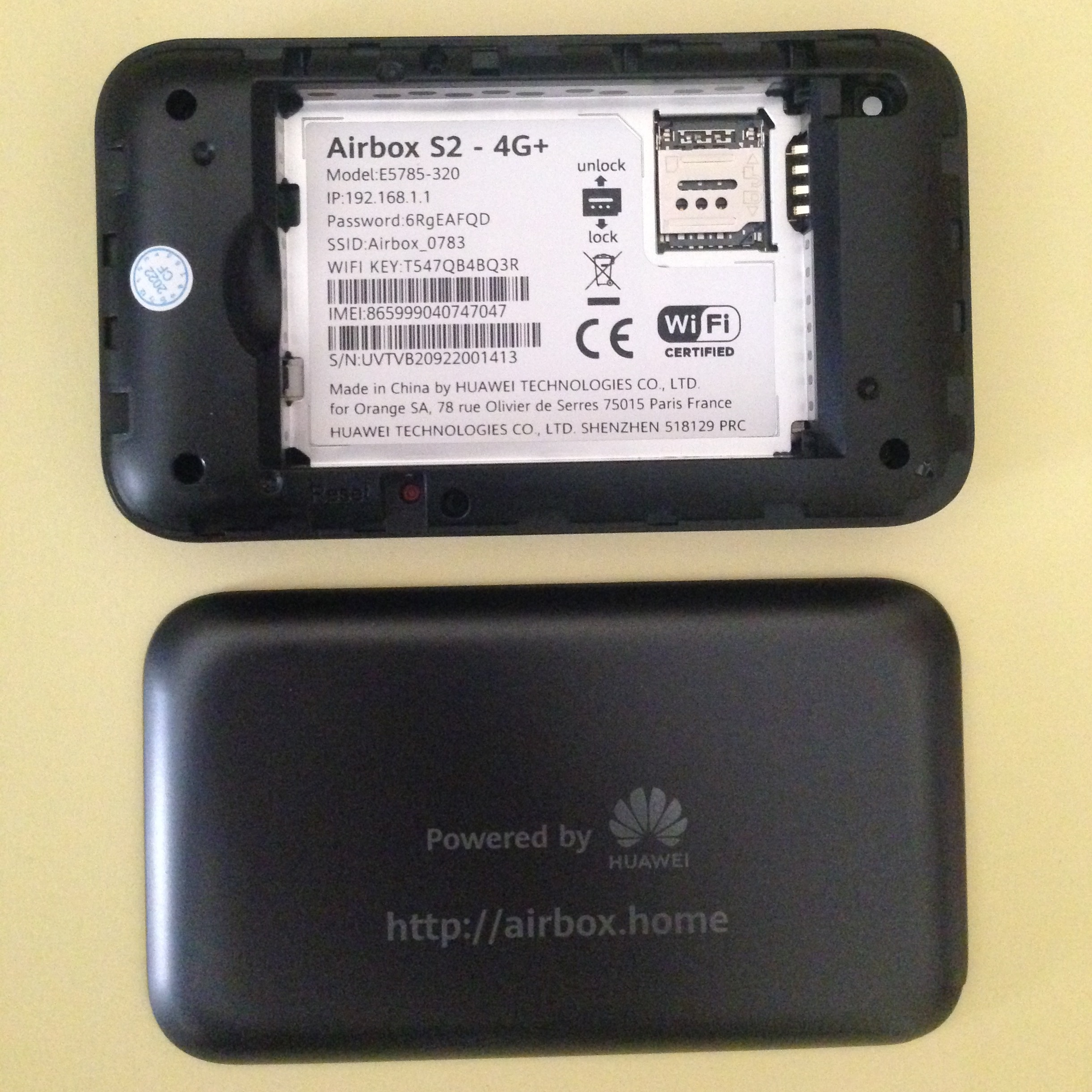 مودم 4.5G قابل حمل ارنج مدل  +Airbox S2 - 4G
