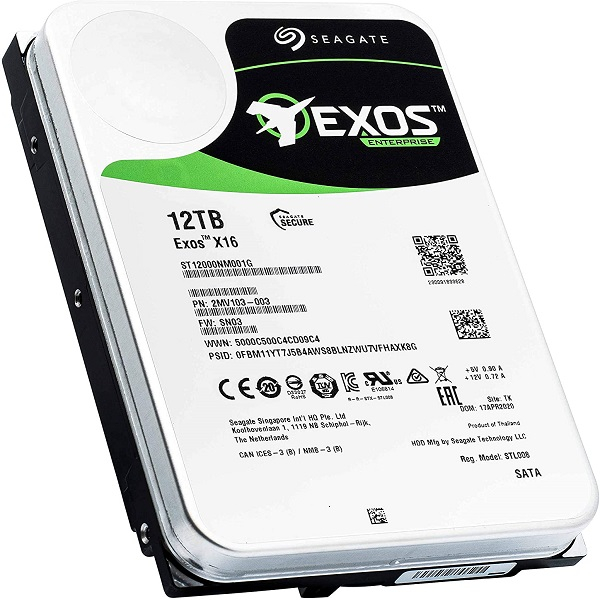 هارد دیسک اینترنال سیگیت مدل Exos X16 ST12000NM001G ظرفیت 12 ترابایت