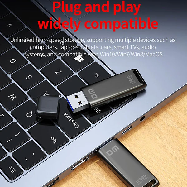 فلش مموری دی ام USB3.2 مدل FS520 ظرفیت 128 گیگابایت