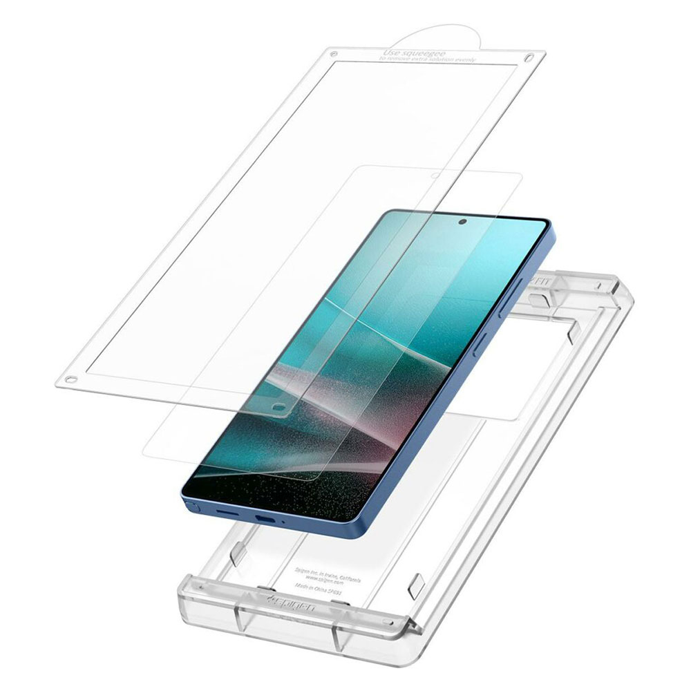 محافظ صفحه نمایش اسپیگن مدل EliteShield EZ Fi مناسب برای گوشی موبایل سامسونگ Galaxy S25 Ultra