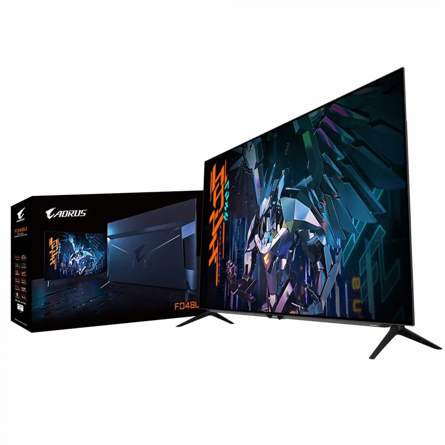 مانیتور گیمینگ گیگابایت مدل AORUS FO48U-EK سایز 48 اینچ