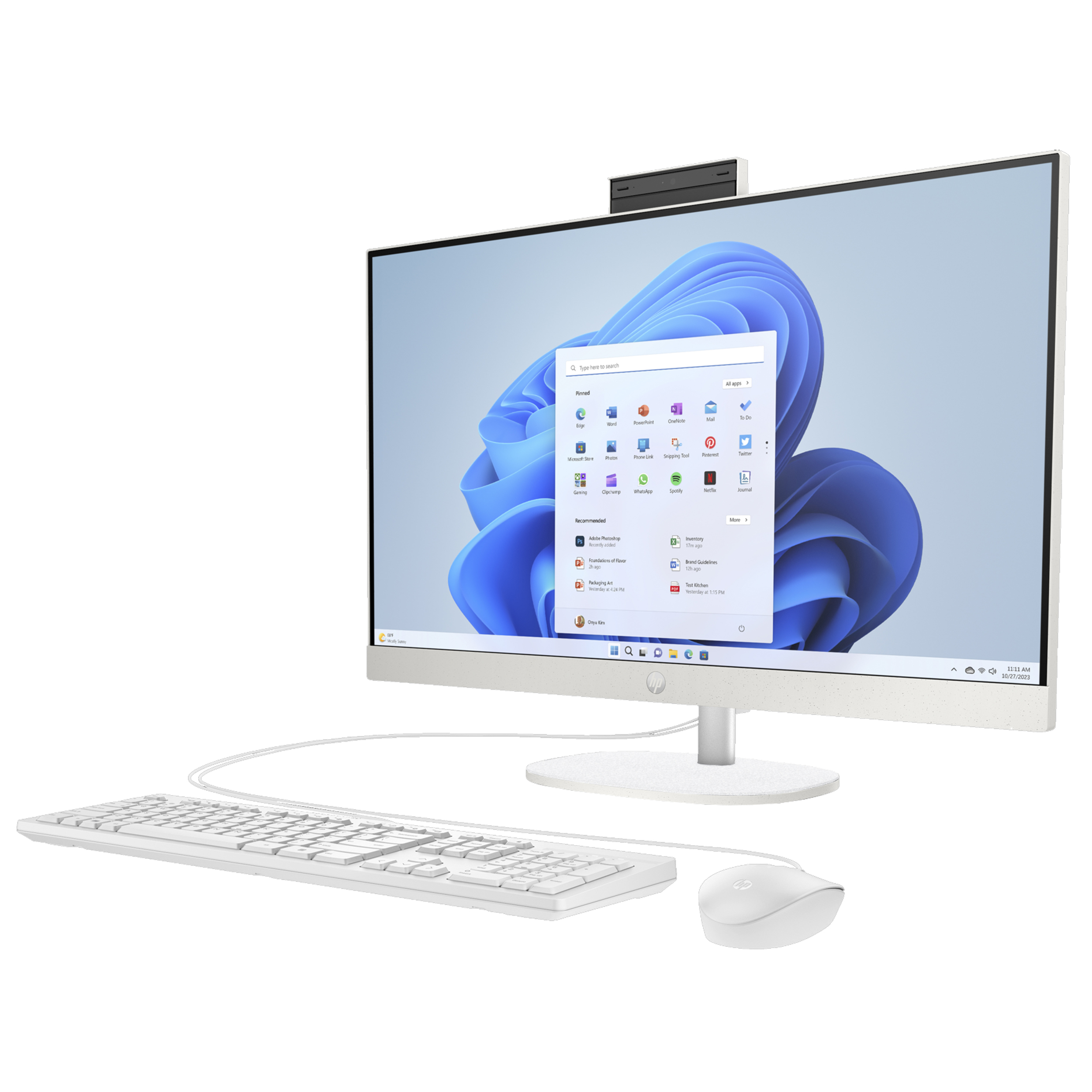 کامپیوتر همه کاره 23.8 اینچ اچ پی مدل 24 CR0255nh-i7 1355U 16GB 512SSD IrisXe Touch