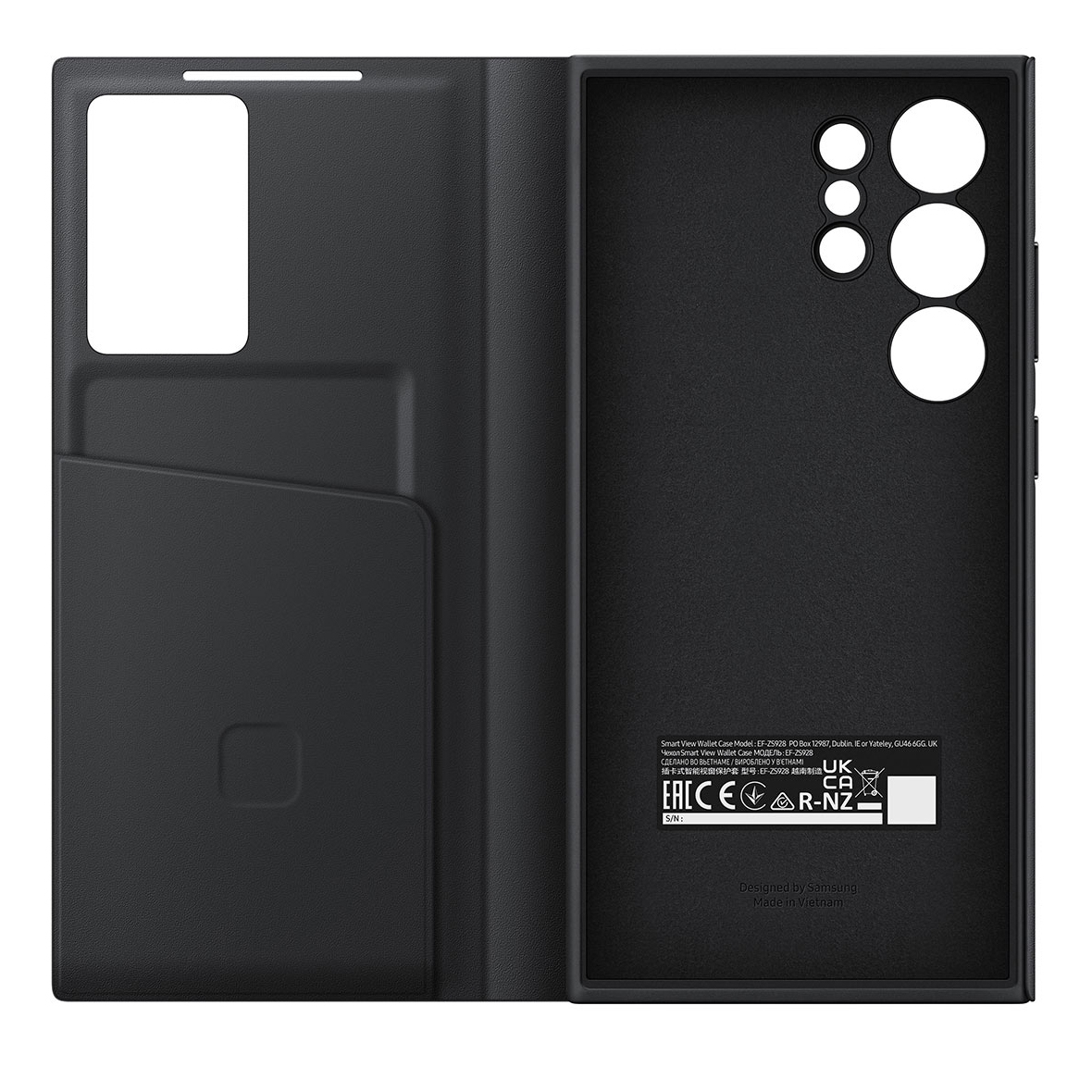 کیف کلاسوری بادیگارد مدل  S-View Cover  مناسب برای گوشی موبایل سامسونگ Galaxy S24 Ultra