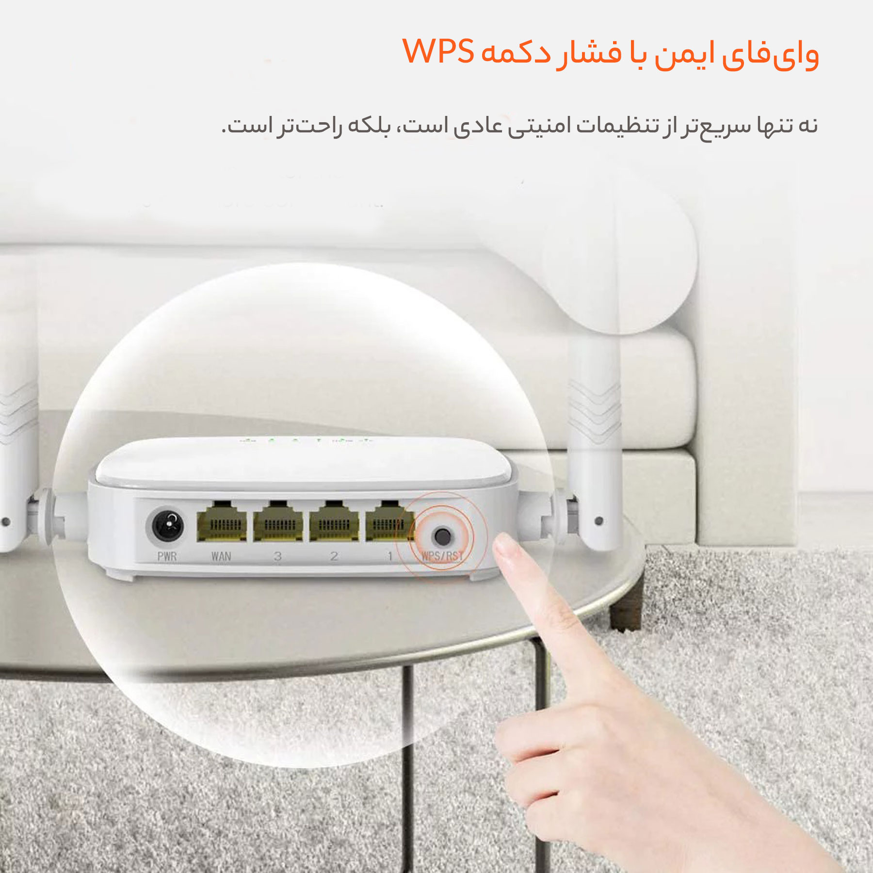 روتر بی‌سیم N300 تندا مدل N301