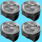 پیستون و گژن پین خودرو عظام مدل STD مناسب برای شاهین M15TC بسته ۴ عددی