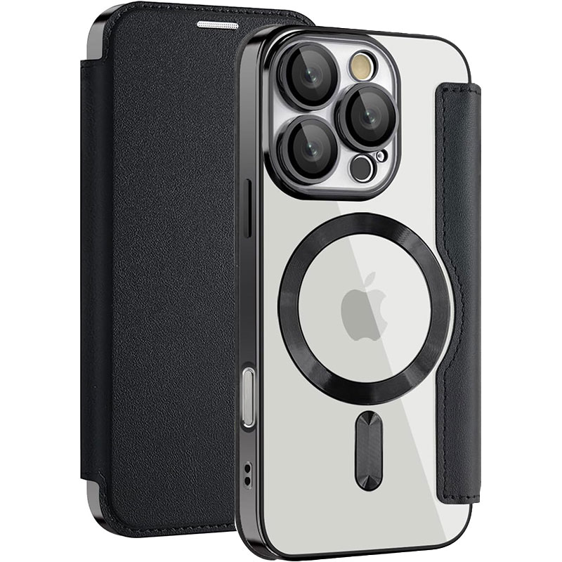 کیف کلاسوری مسیر مدل Leather Cover With Magsafe مناسب برای گوشی موبایل اپل iPhone 16 Pro Max