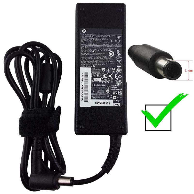 شاژر لپ تاپ اچ پی 19 ولت 4.74آمپر مدل nm7