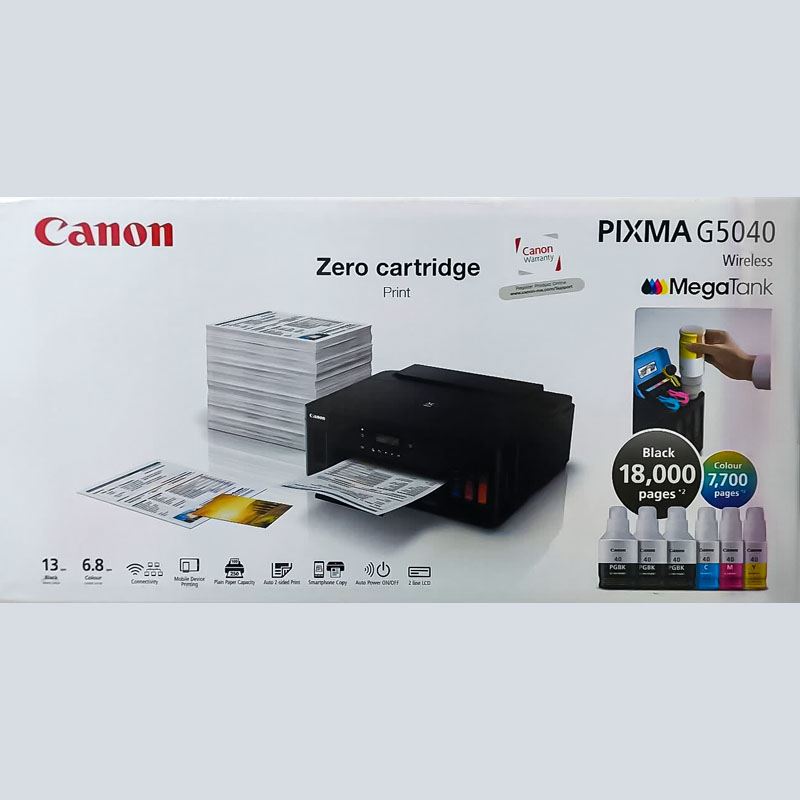 پرینتر جوهر افشان کانن مدل PIXMA G5040