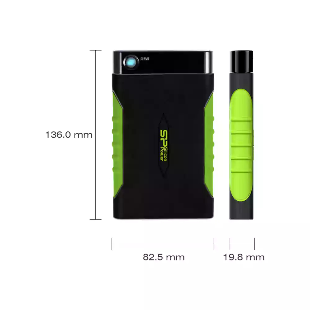 هارددیسک اکسترنال سیلیکون پاور مدل A15 ظرفیت دو ترابایت