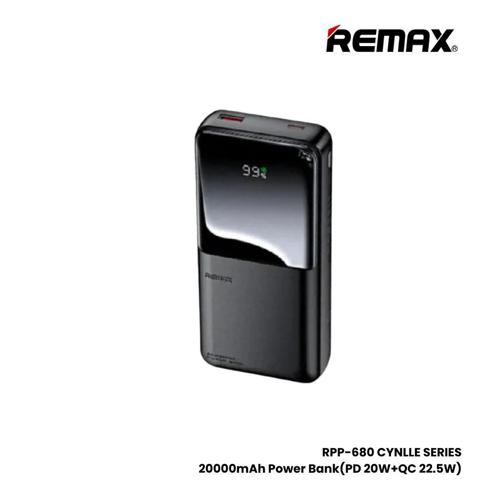 پاوربانک ریمکس مدل prp 680 ظرفیت ۲۰۰۰۰ میلی آمپر ساعت