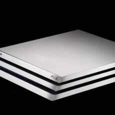 برچسب ماهوت مدلMetallic White مناسب برای کنسول بازی PS4 Pro
