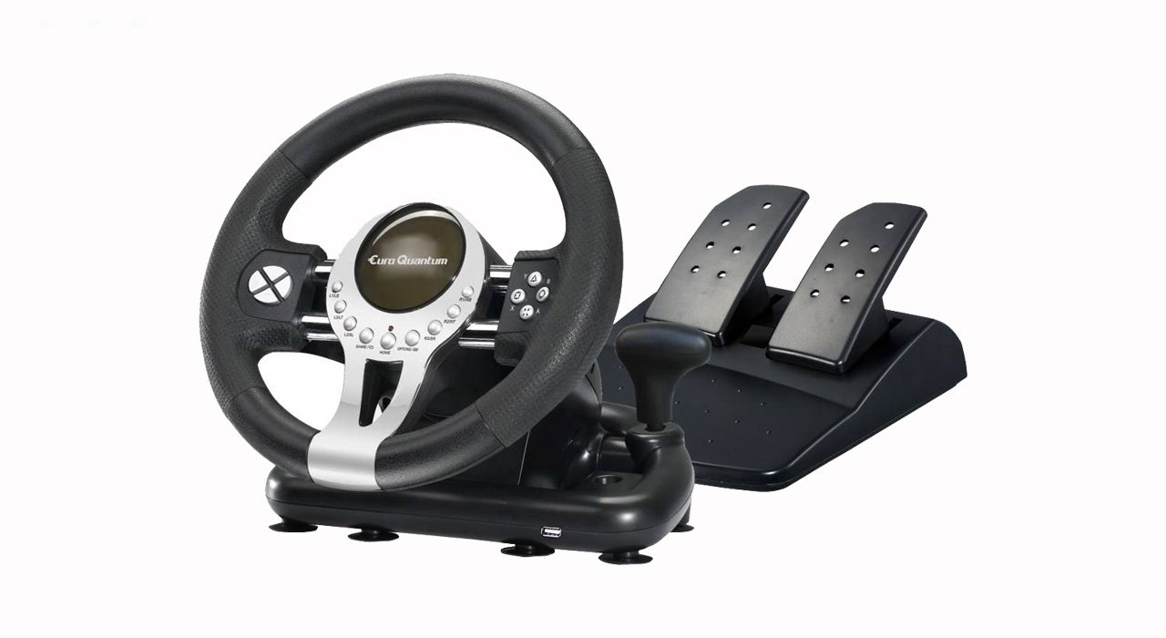 فرمان بازی یورو کوانتم مدل 5in1 مناسب برای PS4-XBOX ONE-PS3-PC -SWITCH