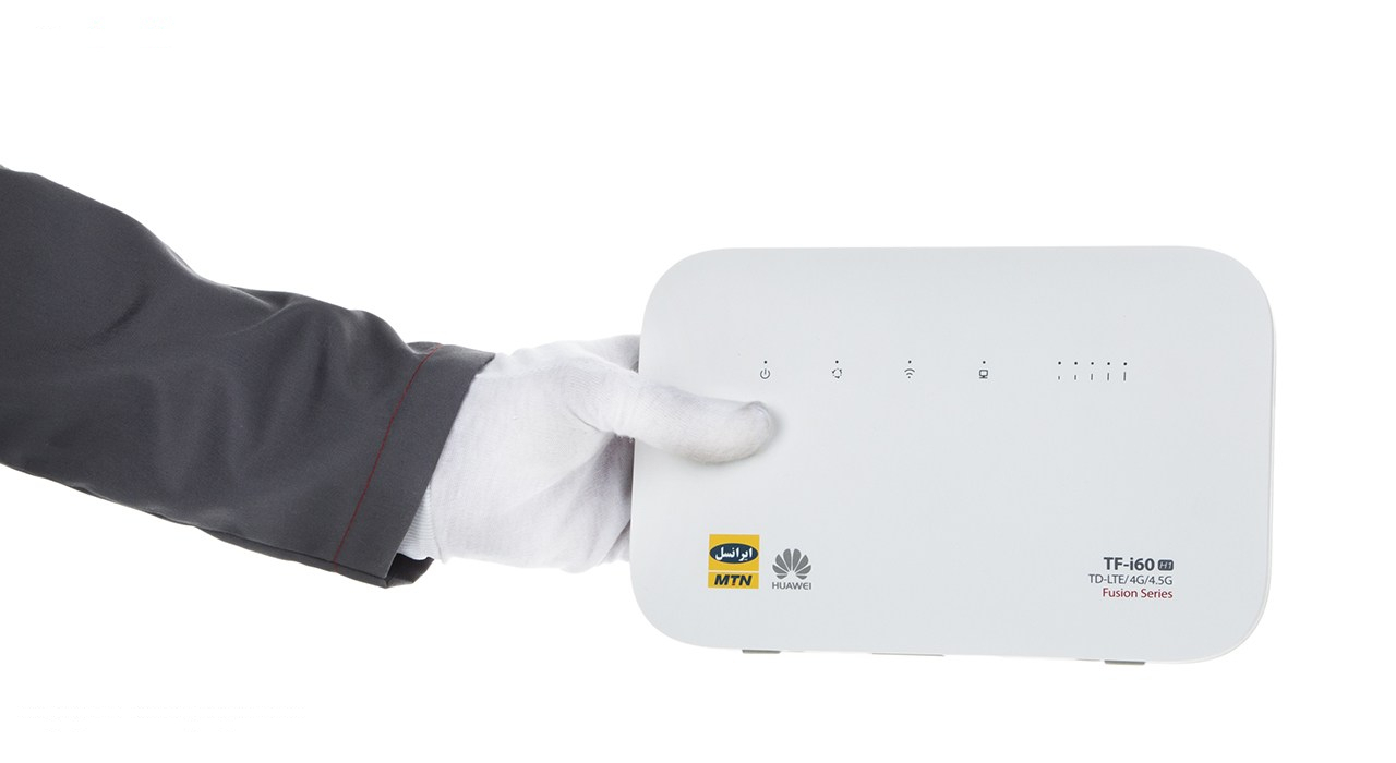 مودم 4G/TD-LTE ایرانسل مدل TF-i60 H1 همراه با سیم کارت دو قلو ایرانسل TD-LTE 4G