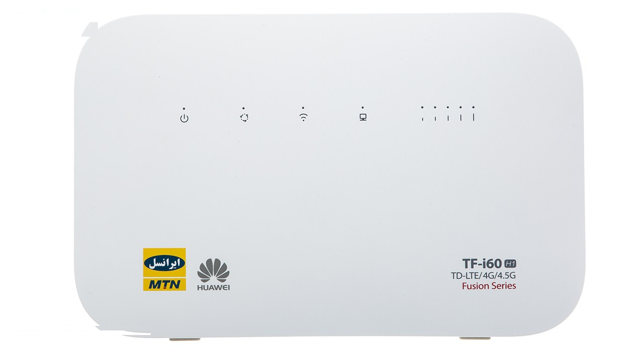 مودم 4G/TD-LTE ایرانسل مدل TF-i60 H1 همراه با سیم کارت دو قلو ایرانسل TD-LTE 4G