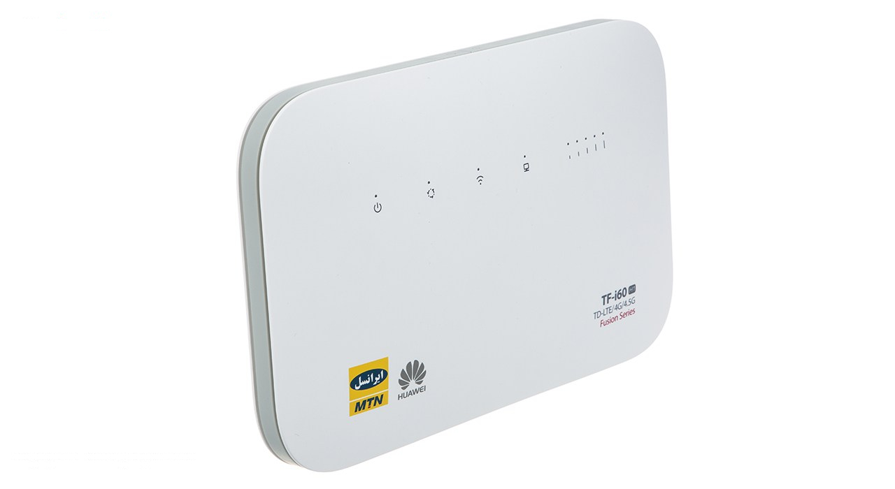 مودم 4G/TD-LTE ایرانسل مدل TF-i60 H1 همراه با سیم کارت دو قلو ایرانسل TD-LTE 4G