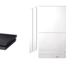 برچسب ماهوت مدلMetallic White مناسب برای کنسول بازی PS4