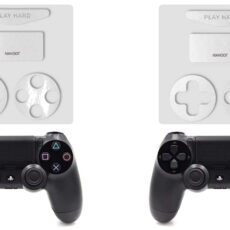 برچسب ماهوت مدلMetallic White مناسب برای کنسول بازی PS4