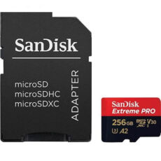 کارت حافظه microSDXC سن دیسک مدل Extreme PRO کلاس A2 استاندارد UHS-I U3 سرعت 170MBs ظرفیت 256 گیگابایت