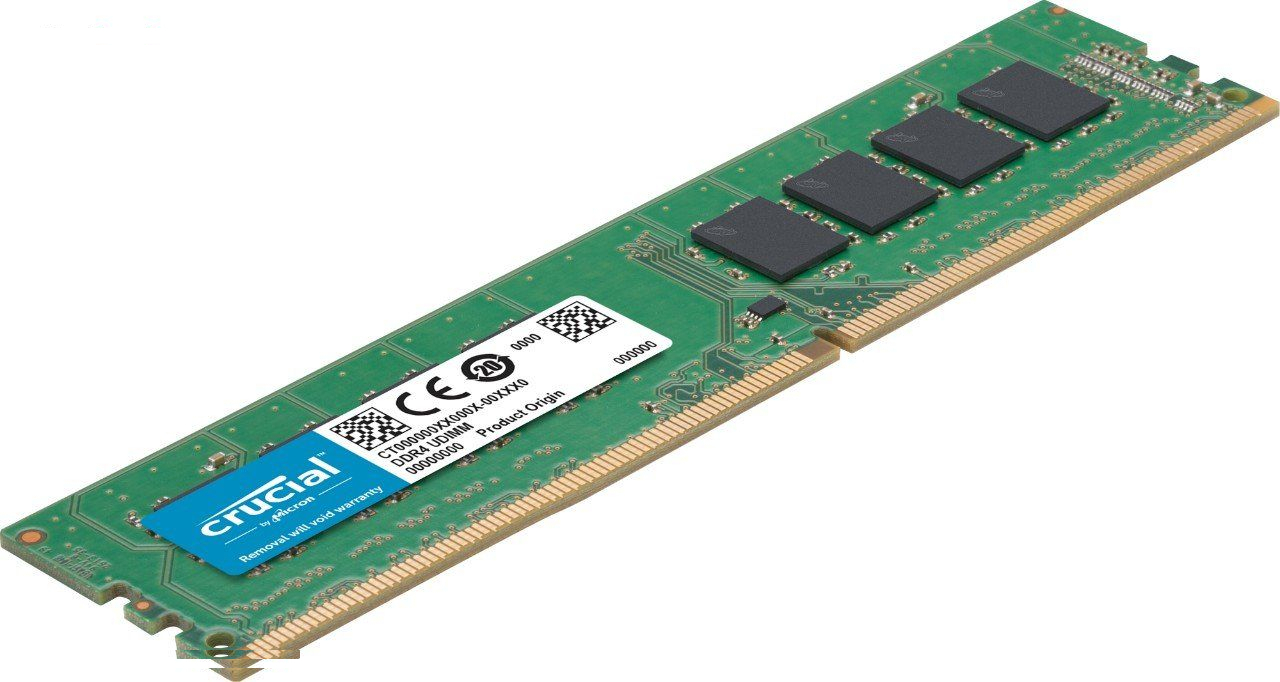 رم دسکتاپ DDR4 تک کاناله 2666  مگاهرتز کروشیال مدل CL17 ظرفیت 16 گیگابایت