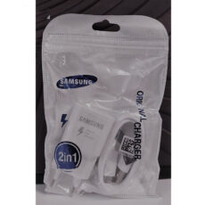 پاوربانک شیائومی مدل Redmi PB200LZM ظرفیت 20000 میلی آمپرساعت به همراه شارژر دیواری سامسونگ و کابل تبدیل