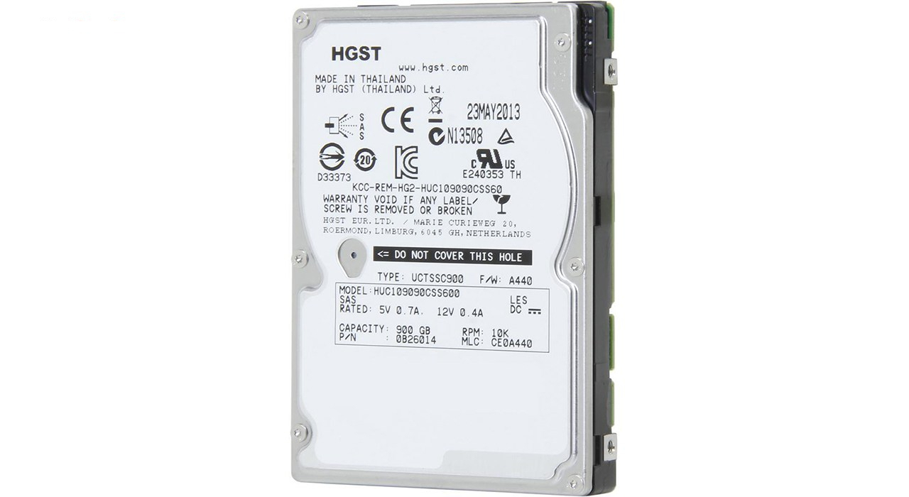 هارد اینترنال اچ جی اس تی مدل Ultrastar C10K900 HUC109090CSS600 ظرفیت 900 گیگابایت