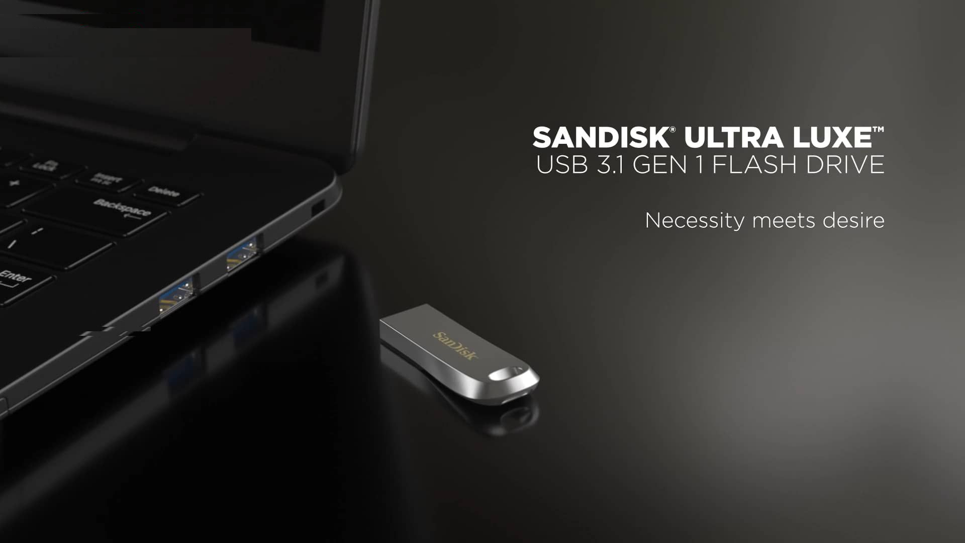 فلش مموری سن دیسک مدل Ultra Luxe ظرفیت 256 گیگابایت