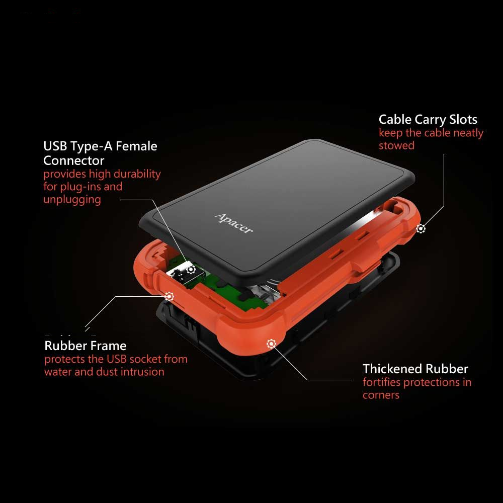 هارد اکسترنال اپیسر مدل AC630 ظرفیت 2 ترابایت