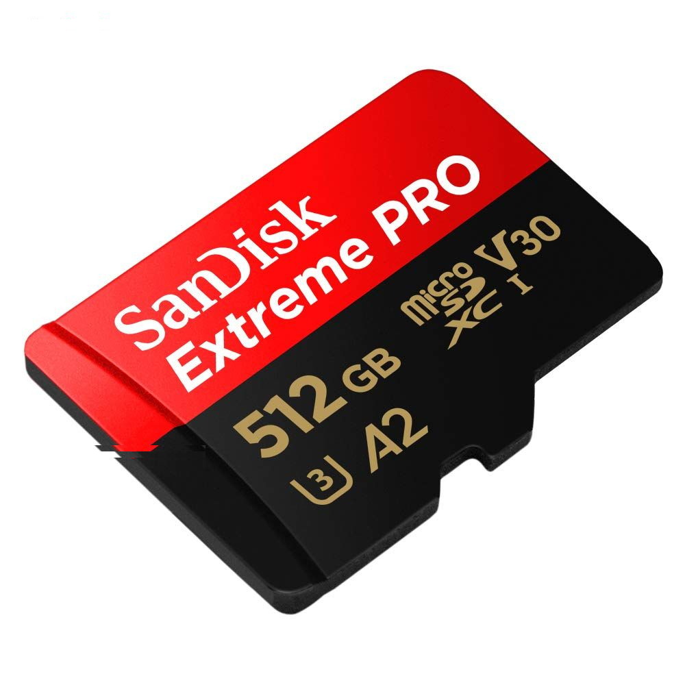 کارت حافظه microSDXC سن دیسک مدل Extreme PRO کلاس A2 استاندارد UHS-I U3 سرعت 170MBs ظرفیت 512 گیگابایت به همراه آداپتور SD