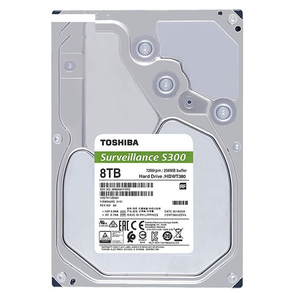 هارددیسک اینترنال توشیبا مدل s300 surveillance ظرفیت 8 ترابایت