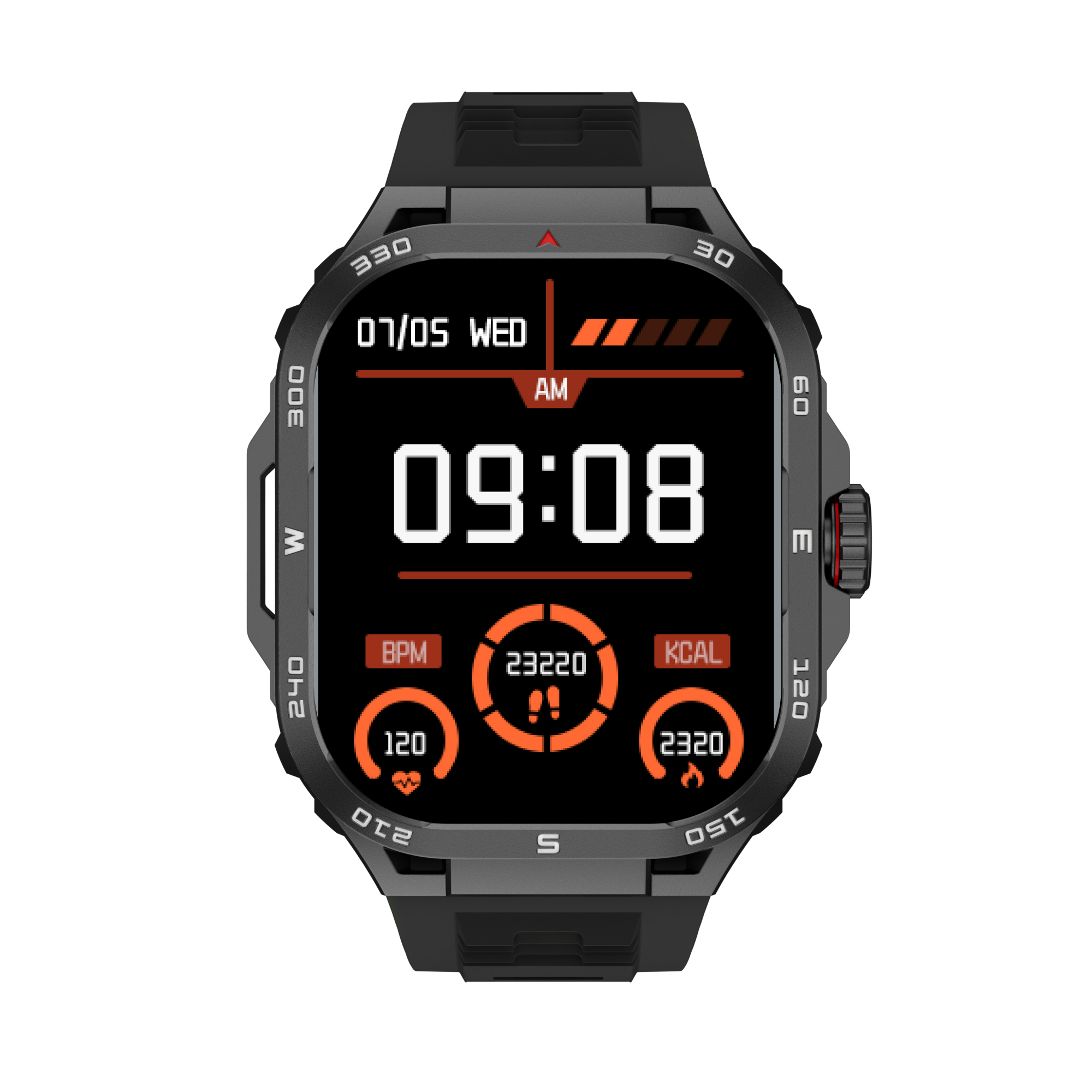 ساعت هوشمند تی سی اچ مدل Z10 Ultra، مناسب برای ورزش، روزمره، دارای قابلیت‌های صفحه نمایش رنگی و لمسی، کنترل موسیقی، قابلیت مکالمه از طریق بلوتوث، بند سیلیکونی