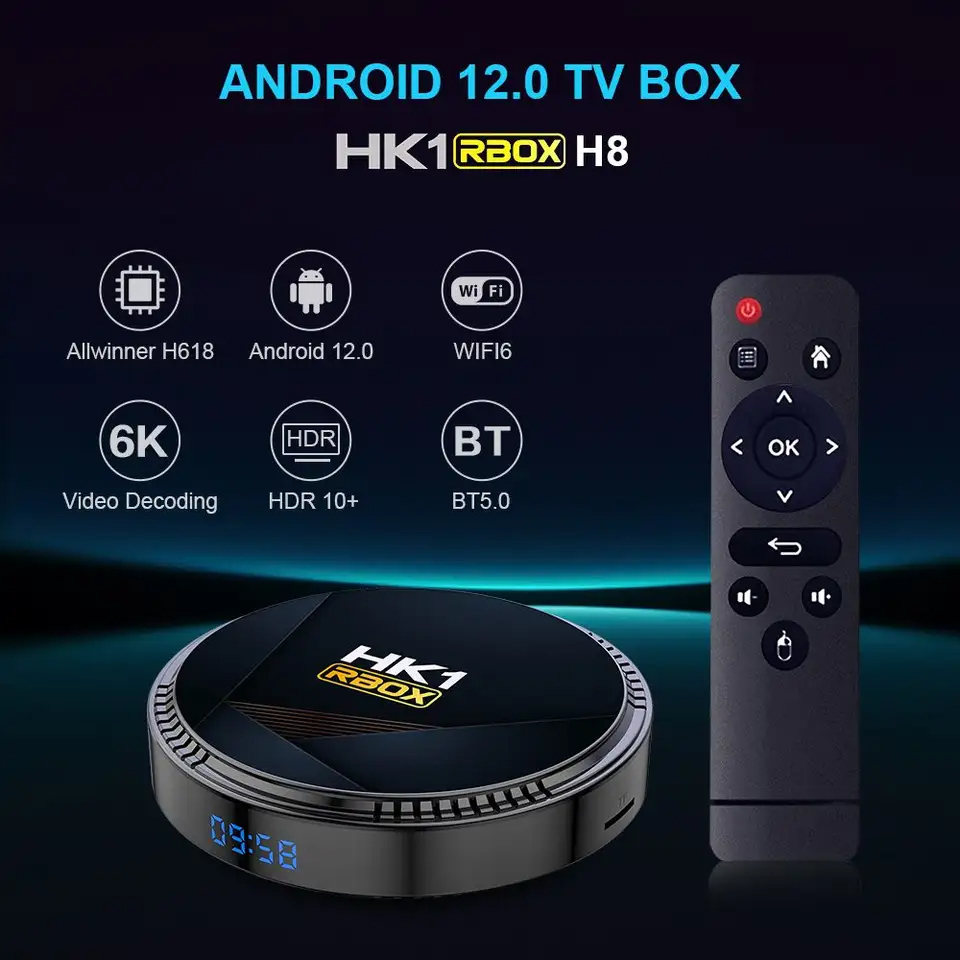 اندروید باکس اچکا 1 مدل RBOX H8 حافظه 128گیگ